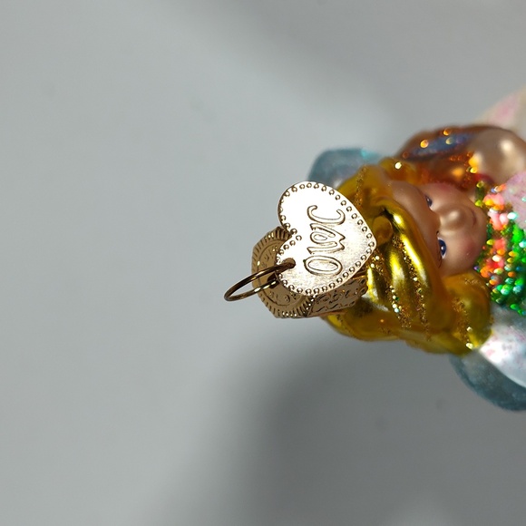 Old World Christmas angel with lyre glass Christmas tree ornament - Picture 6 of 7